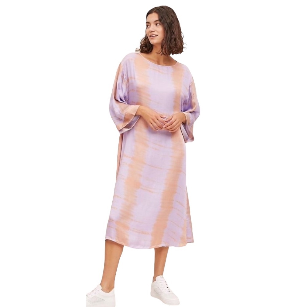 NWT Anthropologie NorBlack NorWhite Sonne Tie-Dye Tunic Dress‎ Lavender M